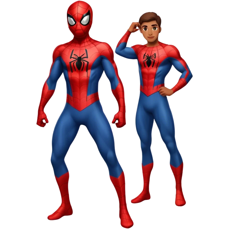 person as spiderman full body emoji