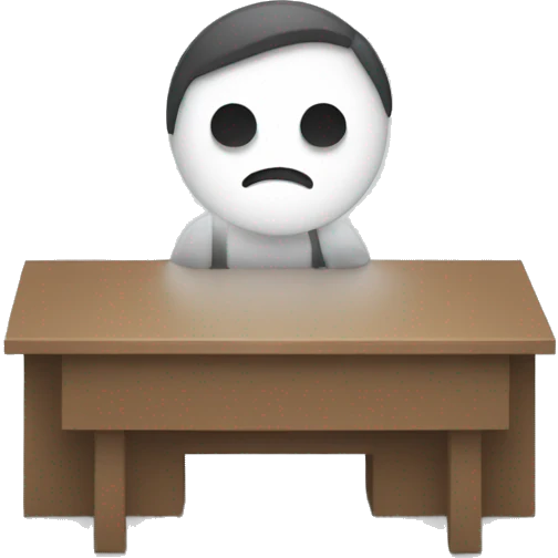 stickman thinking hipóteses emoji