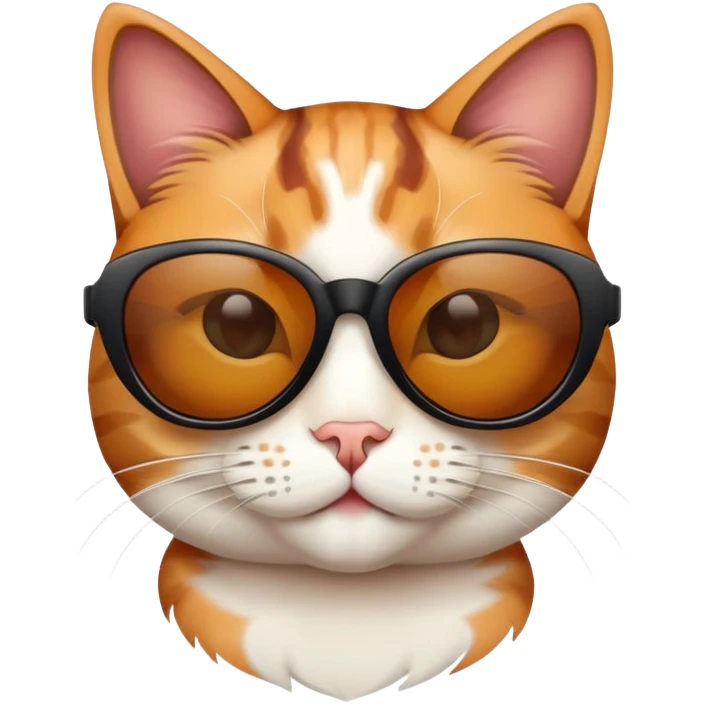 Cat with sunglasses 
 emoji