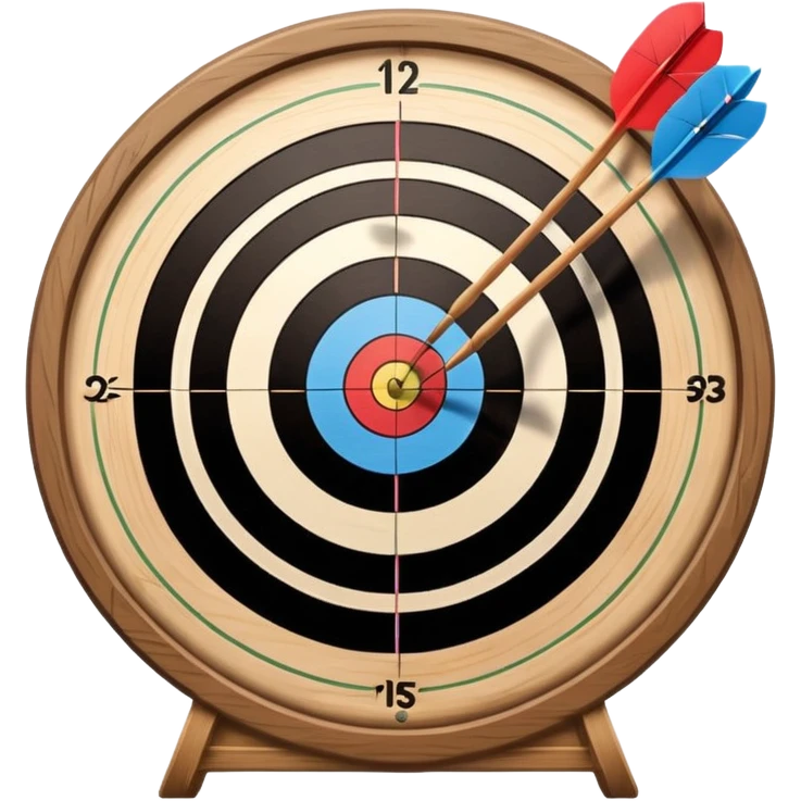 Archery board with arrows emoji