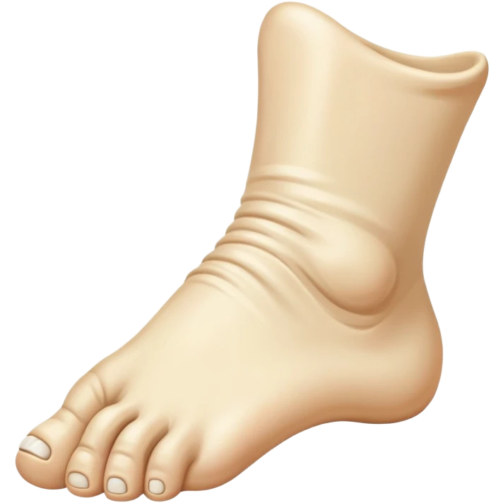 giant foot, enormous foot, biggest human foot emoji