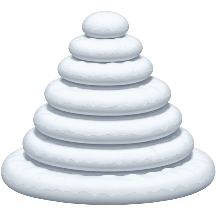  snow accumulated, no balls emoji