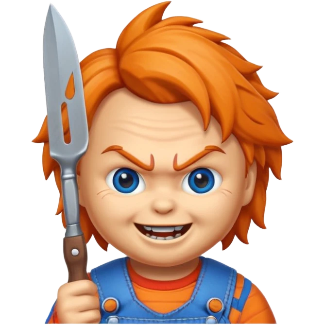 Un emojin de chuky emoji