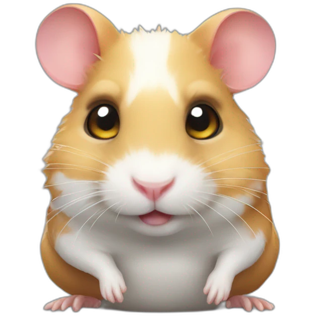 Cyborg hamster emoji