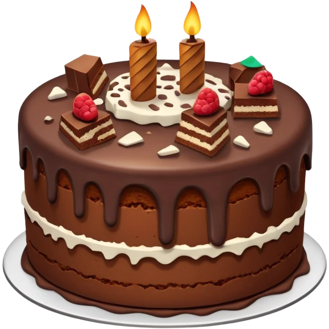 destroyed cake emoji