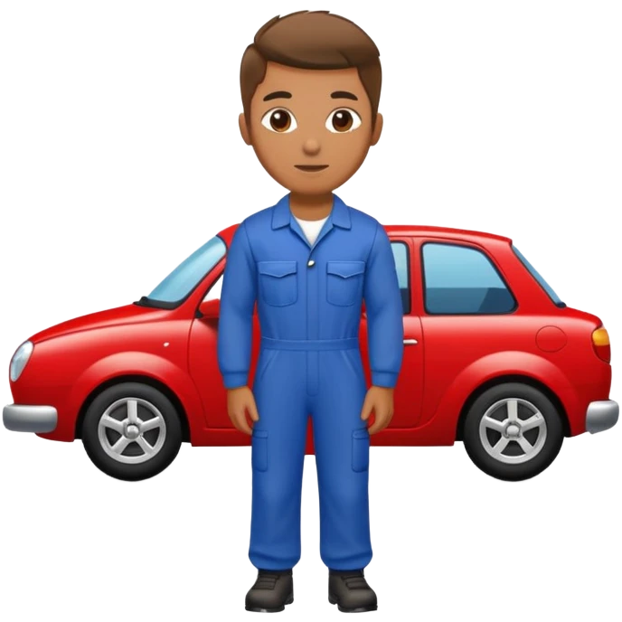 mechanic red car emoji