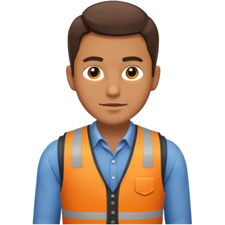 man in vest emoji