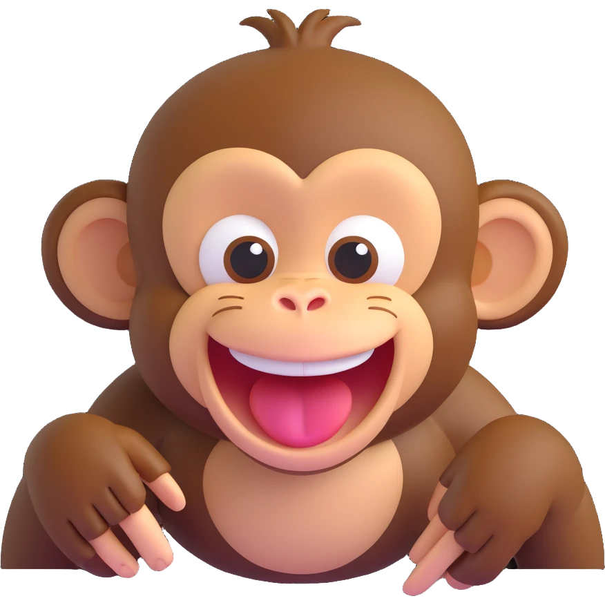 Monkey laugh  emoji