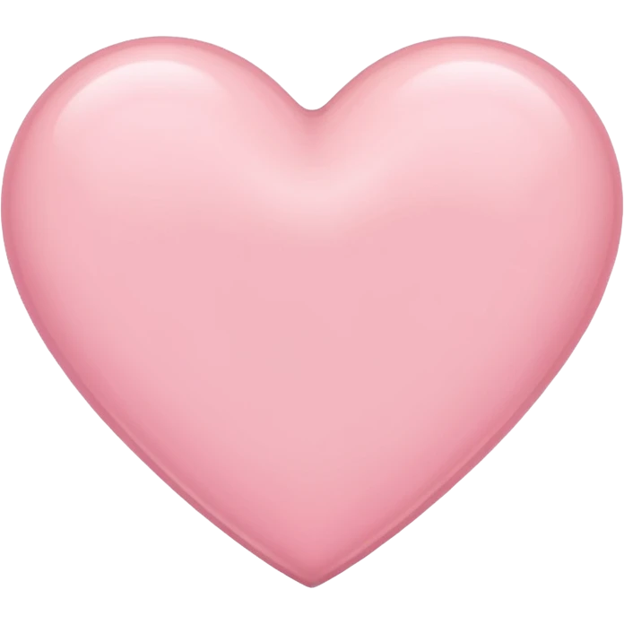 Light Pink heart emoji