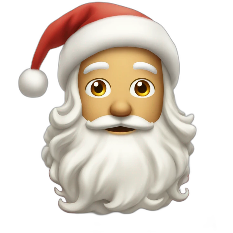 santa clauss who winks at us emoji