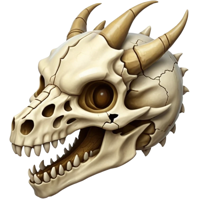 Dragon skull emoji
