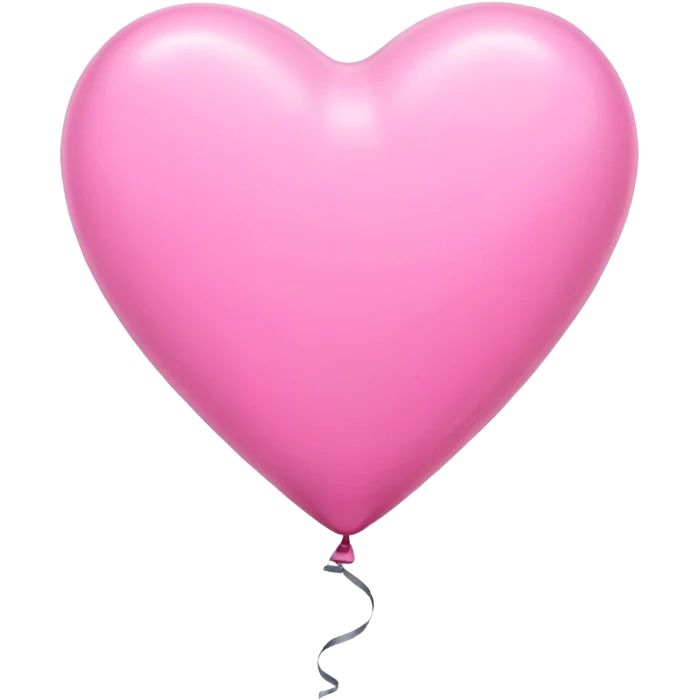 Pink heart balloons emoji