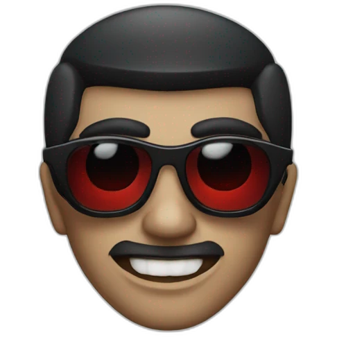 Dracula with sunglasses emoji