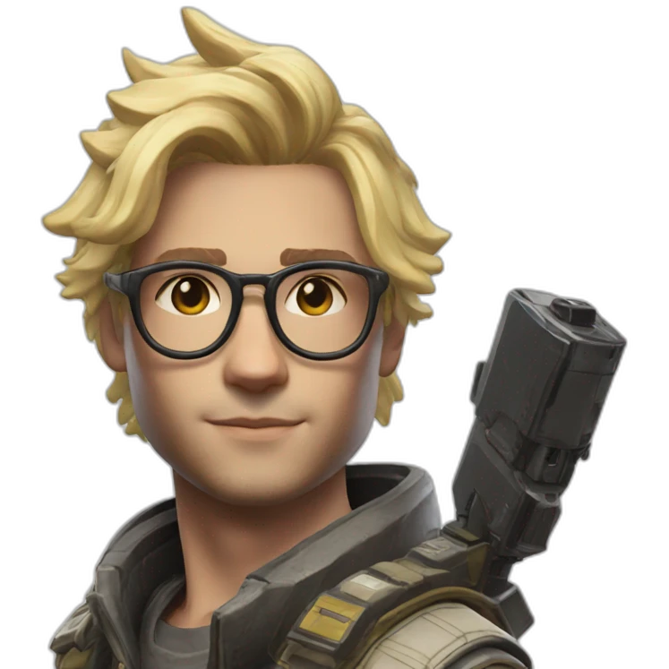 apex legends men blond brille emoji