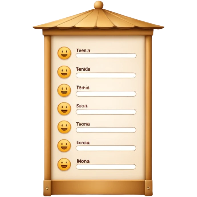 ciao mi serve un emoji simbolo dell'aprtura du opzioni a tendina personalizzata emoji