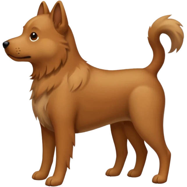 Dog peeing emoji