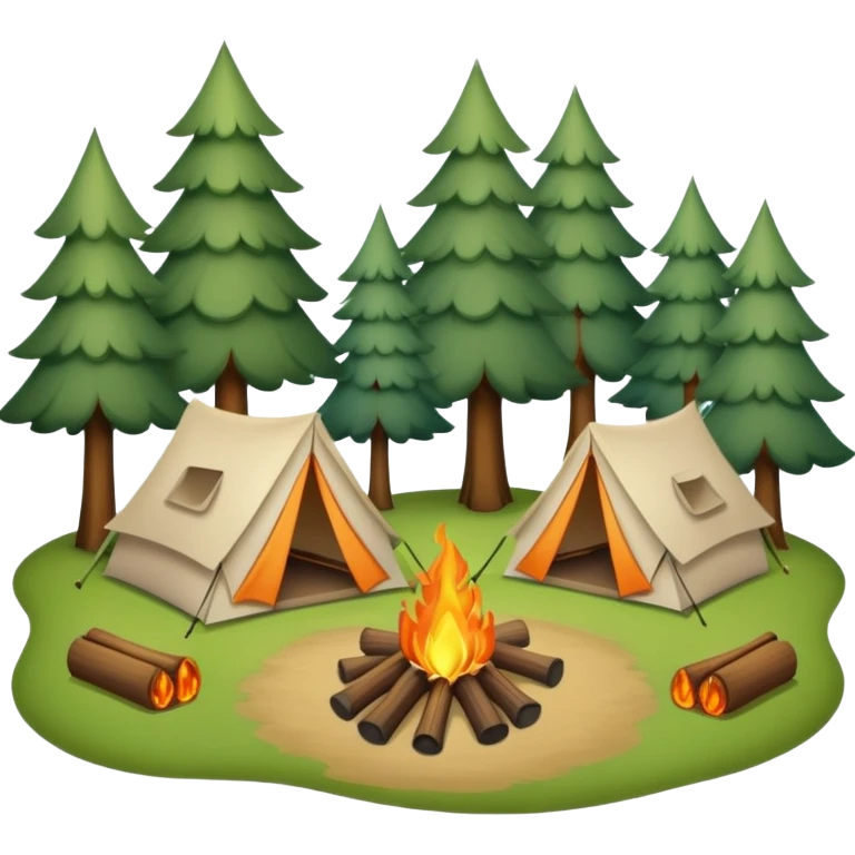 add camping site emoji