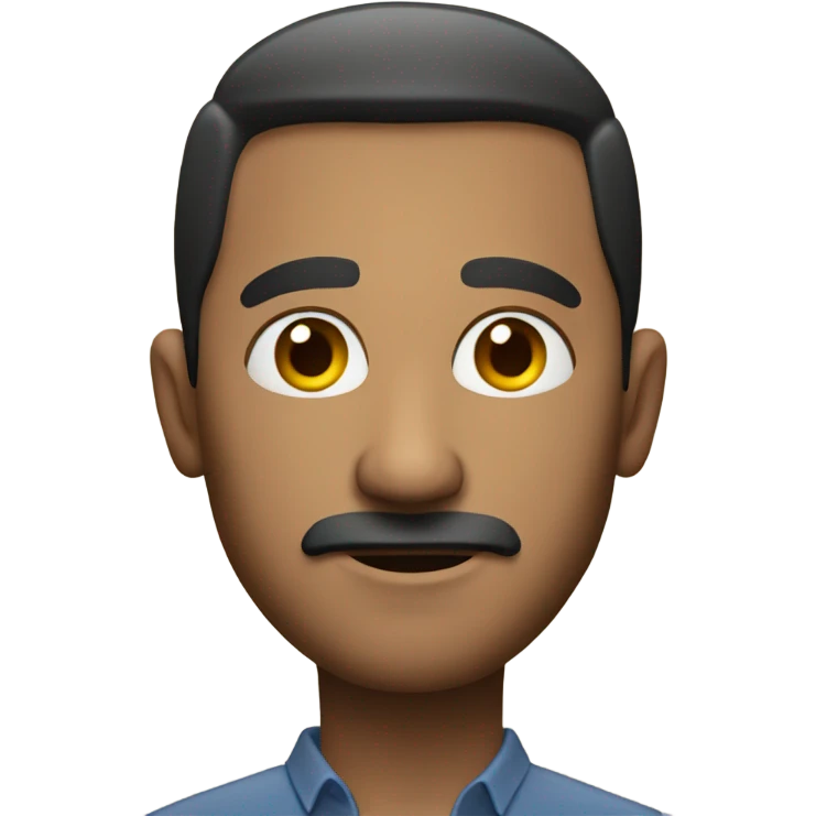Man with large behind emoji