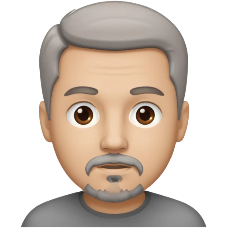 MALE, GREY/BROWN HAIR, GREY GOATY, ROUND FACE emoji