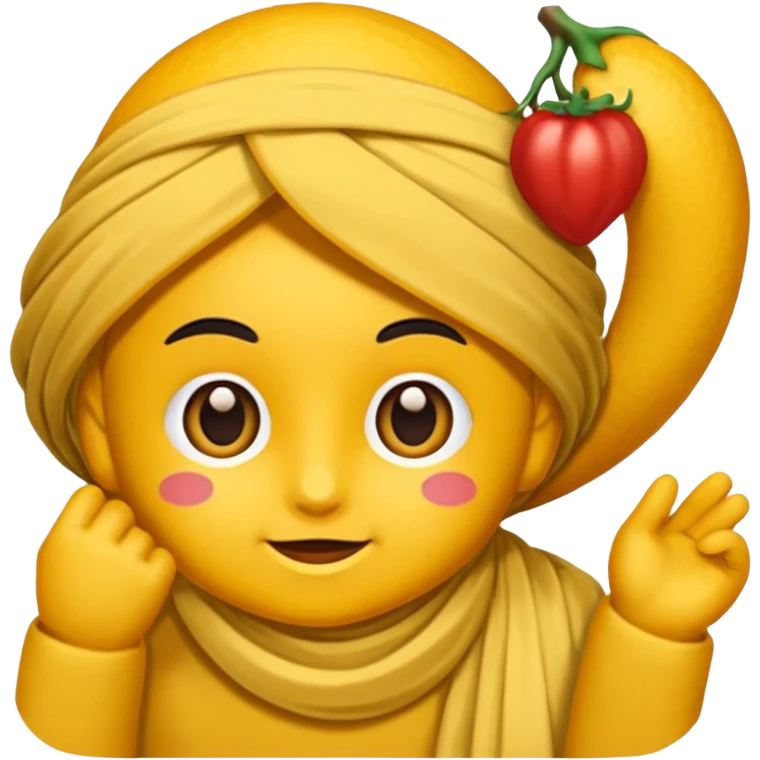 توپ فوتبال که کلاه بابا نوئل سرشههه emoji