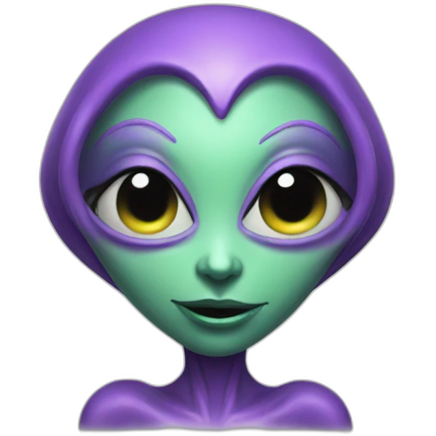 Miss alien ride alien emoji