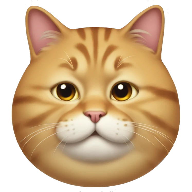 Very fat cat emoji