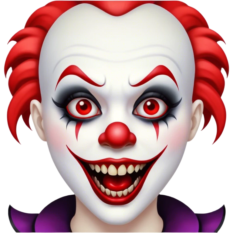 Clown vampires emoji