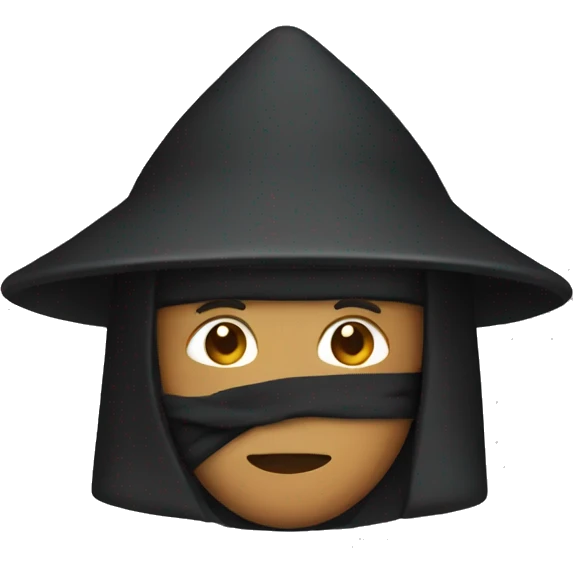 ninja with hat  emoji