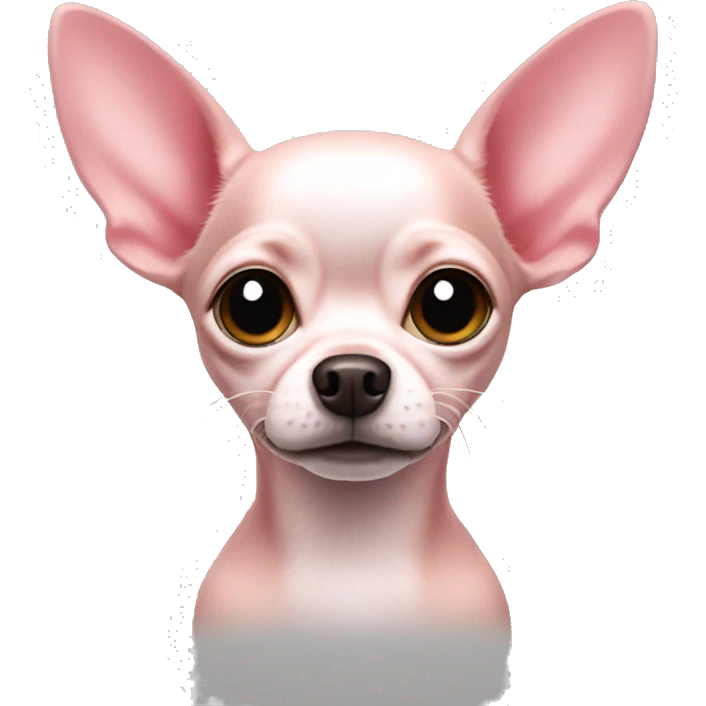 Pink Chihuahua emoji