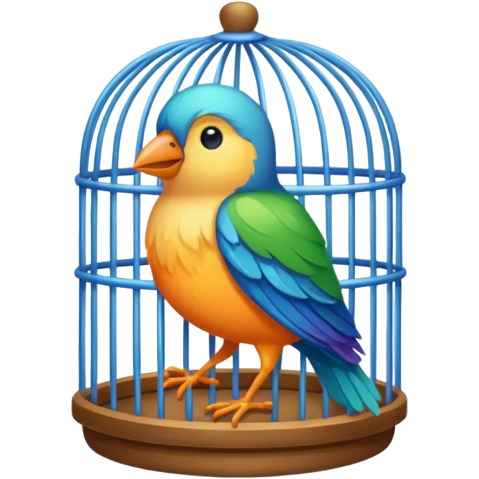 bird in cage emoji