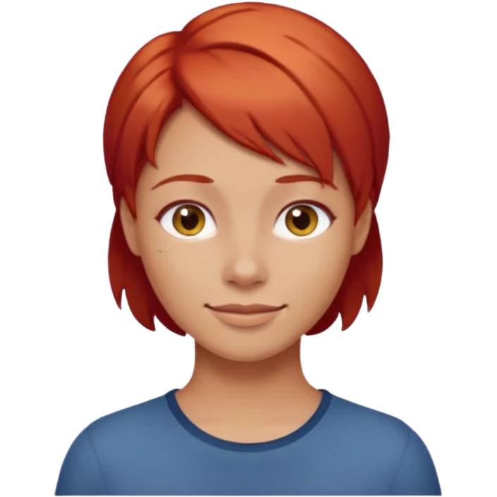 Red French frize emoji: NO FACE emoji