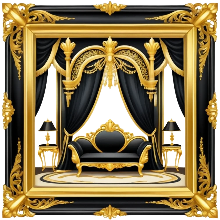 Luxurious royal expensive scenery  emoji