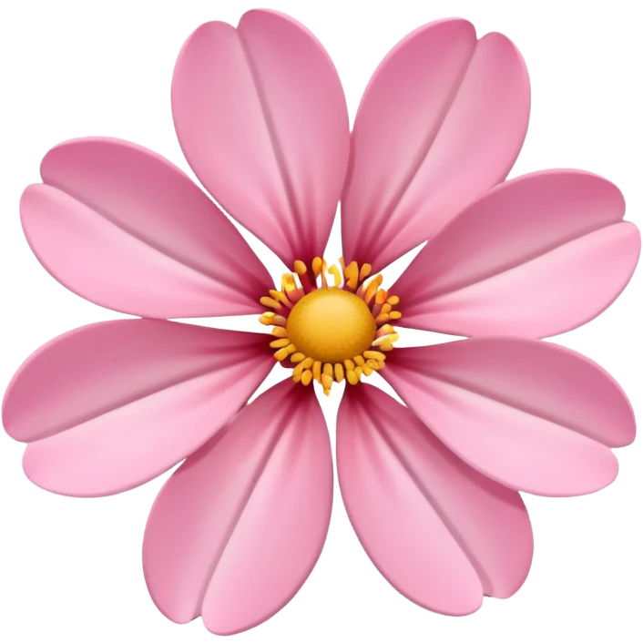 pink blossom flower simple petals emoji
