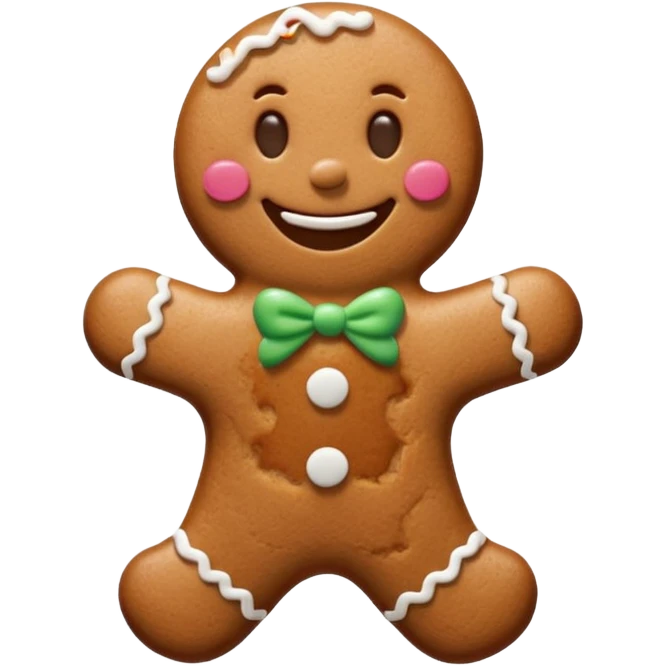 gingerbread emoji