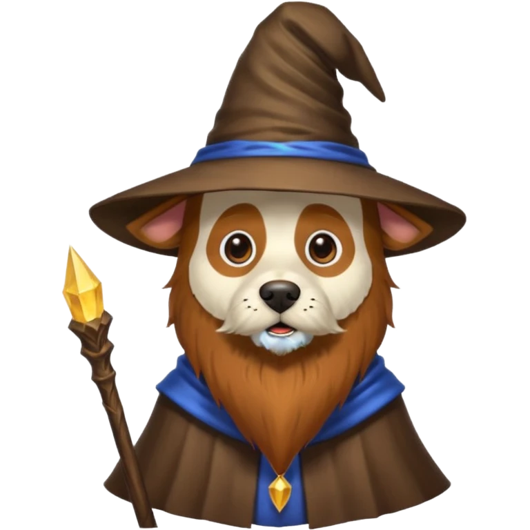 Dog wizard emoji