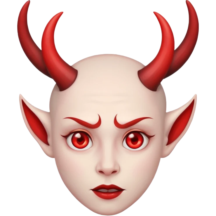 человек с рогами как у дьявола emoji