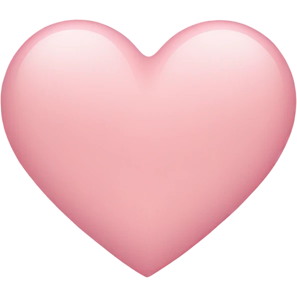 Baby pink heart emoji