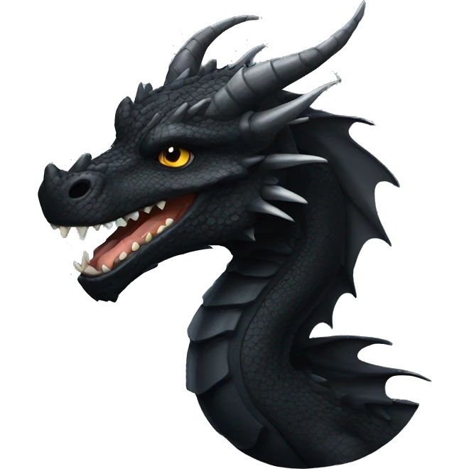  Black Dragon  emoji
