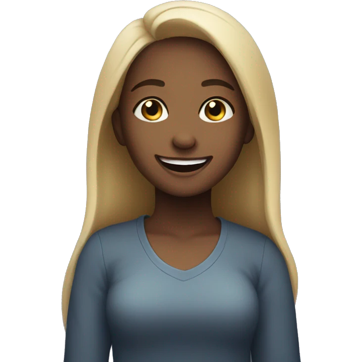 smiling girls at night emoji