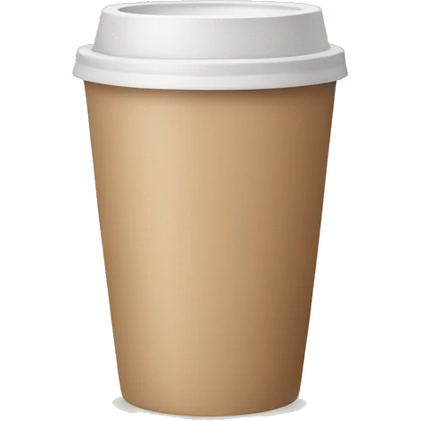 beige coffee cup emoji