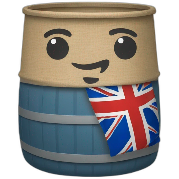 Angleterre poubelle emoji