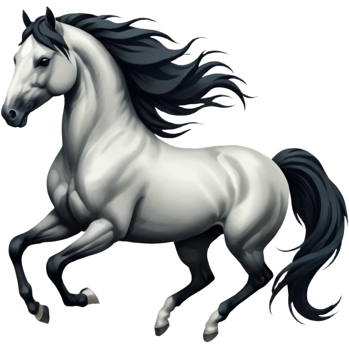 徐悲鸿奔马 emoji