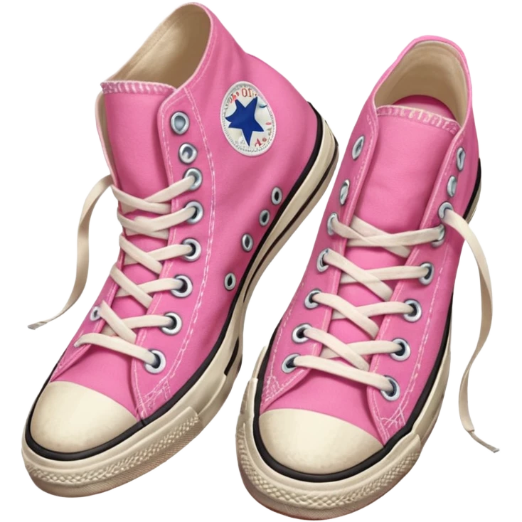 pink converse shoes emoji