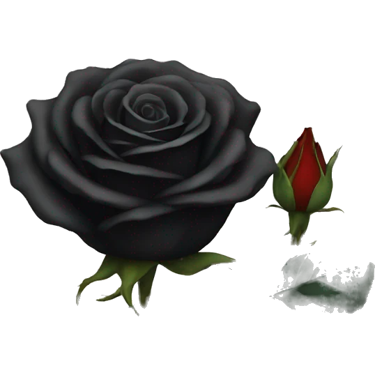 black rose emoji