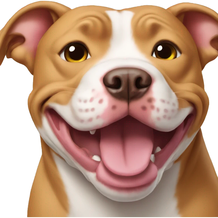 Happy pitbull emoji
