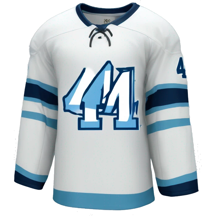 University of Maine Hockey Jersey with number 44 emoji