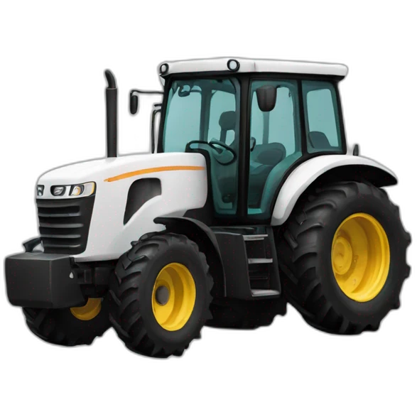 un tracteur  emoji