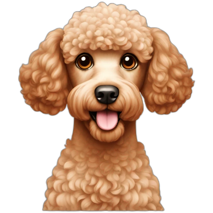 Poodle-red emoji