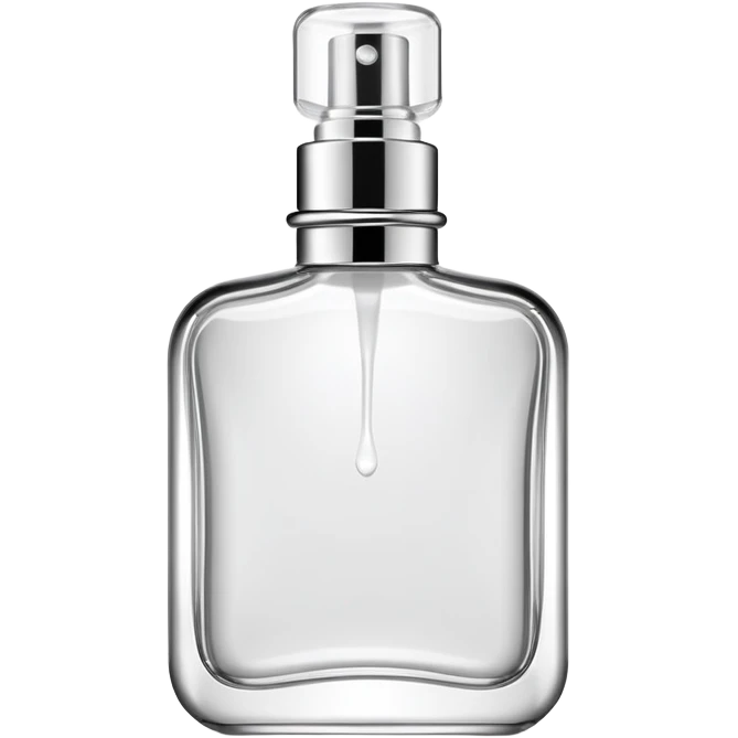 elegant cologne bottle with spray top emoji