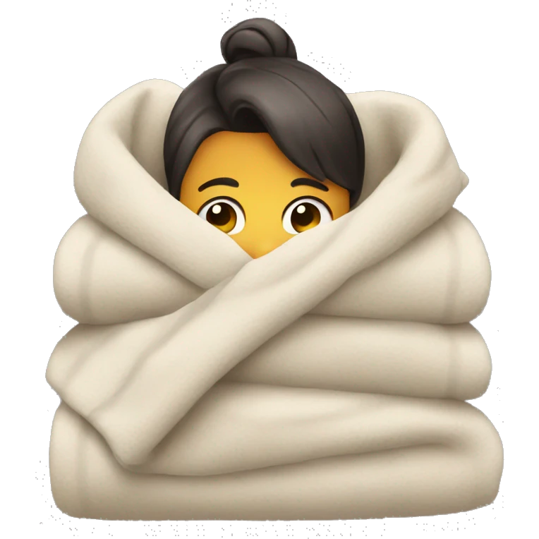 Cozy blanket emoji